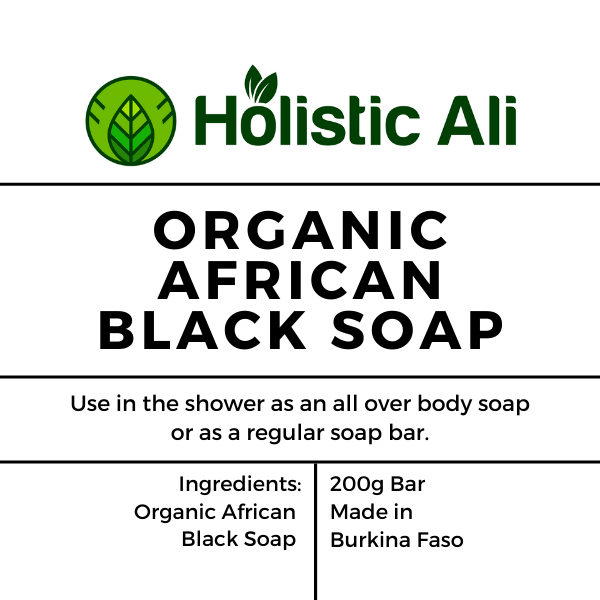 Organic African Black Soap from Burkina Faso BIG 200g (2 Sizes)