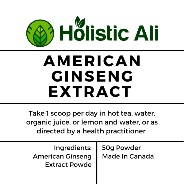 American Ginseng Extract Powder 50g