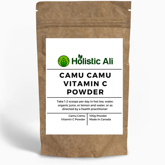 Camu Camu Vitamin C Powder – Organic superfood with high vitamin C content, supports immune health, promotes skin radiance, and contributes to overall well-being. Ideal for smoothies and daily nutrition.