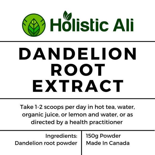 Dandelion Root Extract, 150g - Natural Detox, Digestive Health, and Skin Support. Promotes bile flow, supports gut health, and acts as a natural diuretic.