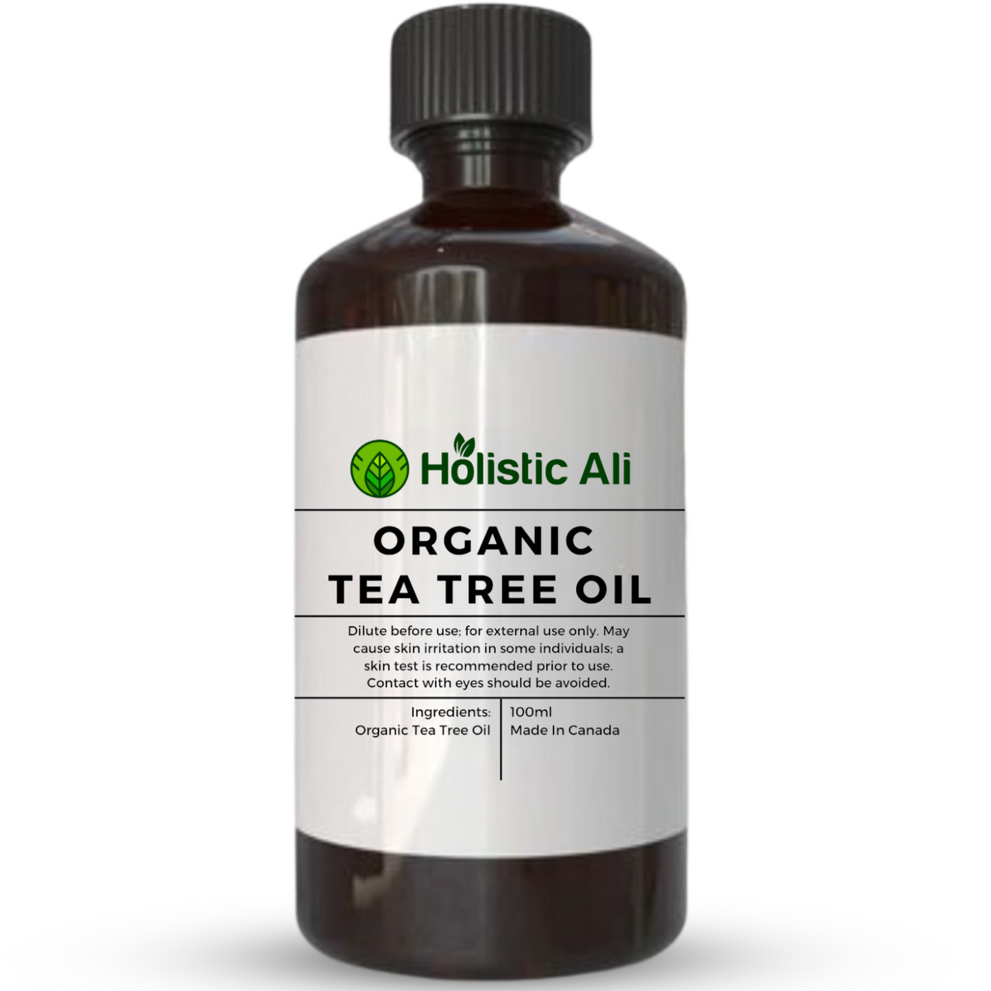 Certified Organic Tea Tree Oil – 100% pure essential oil with antibacterial, antifungal, and anti-inflammatory properties. A natural remedy for acne-prone skin, soothing irritation, and promoting scalp health. Made from Australian Melaleuca alternifolia.