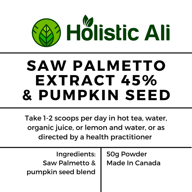 Saw Palmetto extract 45% extract & Pumpkin seed 50g