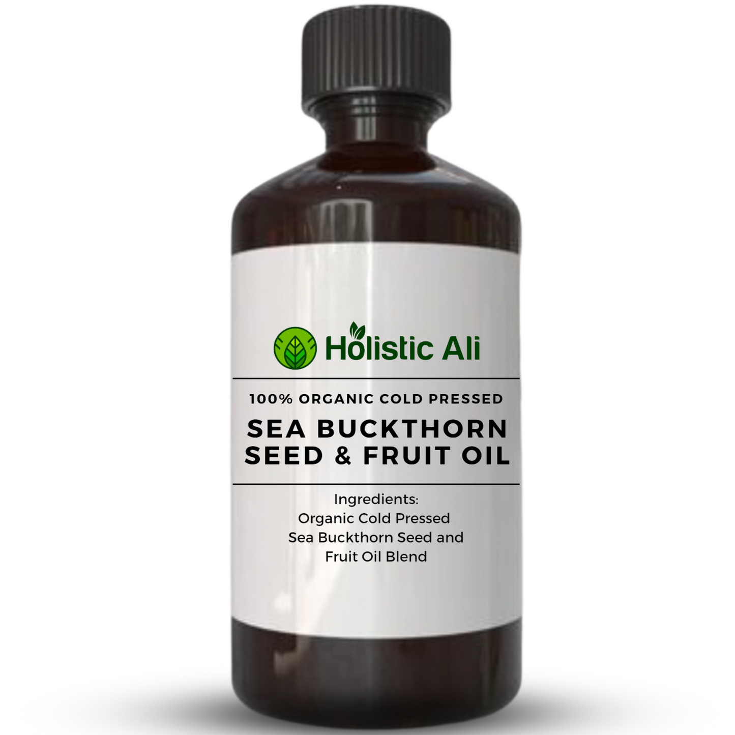 Organic PURE 100% Cold Pressed Sea Buckthorn Seed & Fruit Oil (2 Sizes)