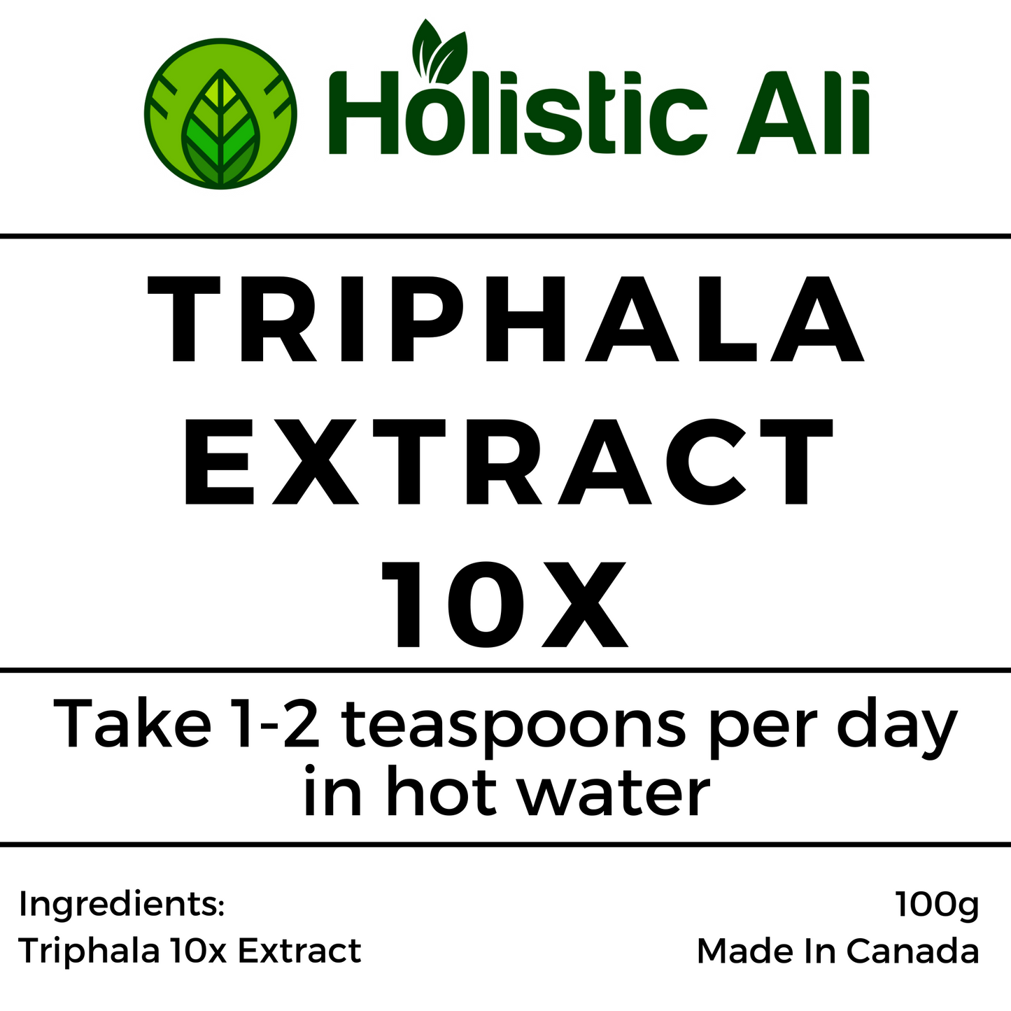 Triphala 10x Extract 100g