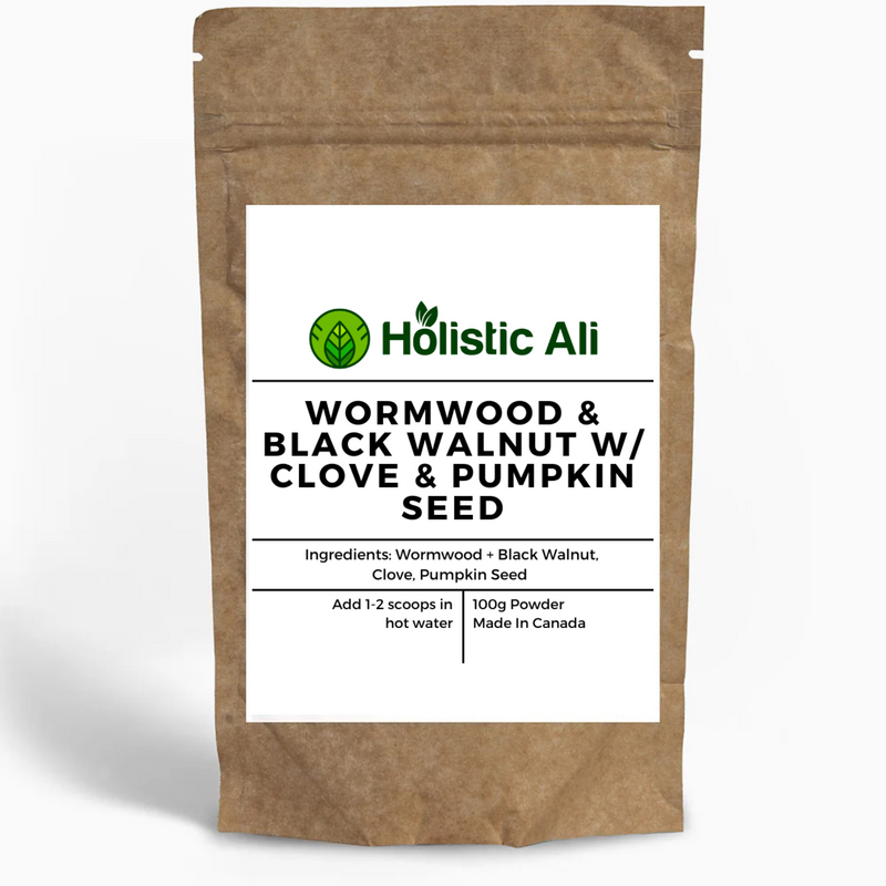 Wormwood + Black Walnut w/ Clove & Pumpkin Seed 100g