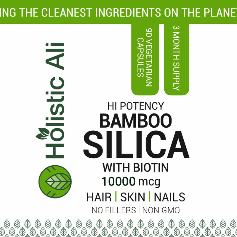 Bamboo Silica with Biotin and Choline, 90 Capsules – A beauty supplement that may support hair strength, glowing skin, and resilient nails. Designed for holistic beauty support.